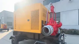 Pompa Hisap Ganda dengan Trailer