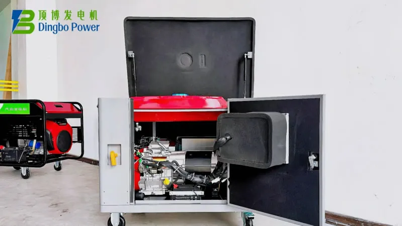 Genset Bensin Senyap Dengan Pendingin Udara