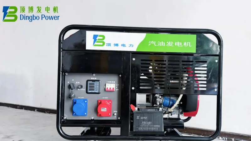 Genset Bensin Rangka Terbuka Dengan Pendingin Udara