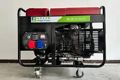 Genset Diesel Rangka Terbuka Dengan Pendingin Udara (Silinder Ganda) 10kW-20kW