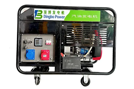 Genset Bensin Rangka Terbuka Dengan Pendingin Udara 10kW-20kW (Silinder Ganda)